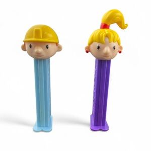 Bob the Builder and Wendy PEZ Dispenser Set